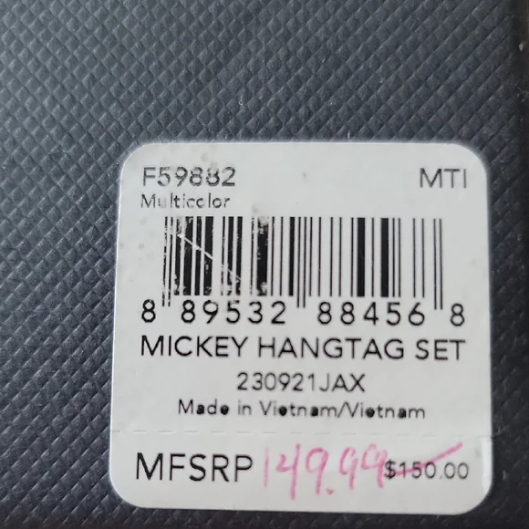 Coach X Disney Set Of 4 Mickey Mouse Bag Charm Set - Picture 7 of 14